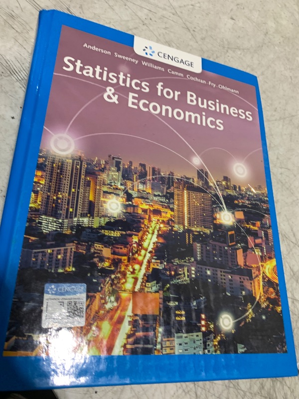 Photo 1 of Statistics for Business & Economics 14th Edition
