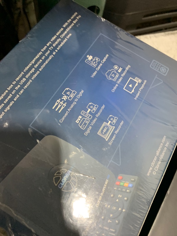 Photo 1 of ClonerAlliance Box Pro, 1080p@60fps Video Recorder, DVR with HDMI Capture, Playback on TV. RCA/YPbPr/VGA to Digital Converter. Schedule Recording. No PC Required.