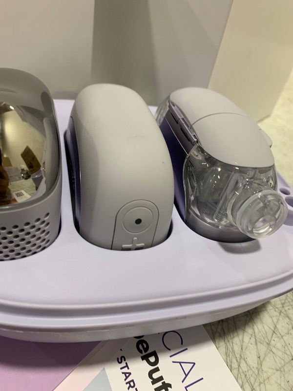Photo 1 of Shark FacialPro Glow at-Home Hydro-Powered Facial System with DePuffi Hot & Cold Therapy – Professional Spa Skincare Device for Pore Cleansing, Hydration, & Radiant Glow, Lilac, FH320PL