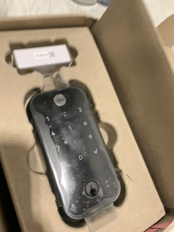 Photo 1 of Yale Assure Lock 2 Touch Deadbolt, Black Suede Smart Keyless Entry Door Lock with Z-Wave (ZW3) Connected Touch Keypad and Fingerprint Scanner, YRD450-F-ZW3-BSP