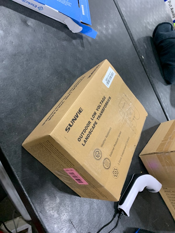 Photo 1 of SUNVIE 200W Low Voltage Landscape Transformer with 2 Independent Control Output Landscape Lighting Transformer with Timer and Photocell Sensor 120V AC to 12/14V AC Weatherproof Low Voltage Transformer