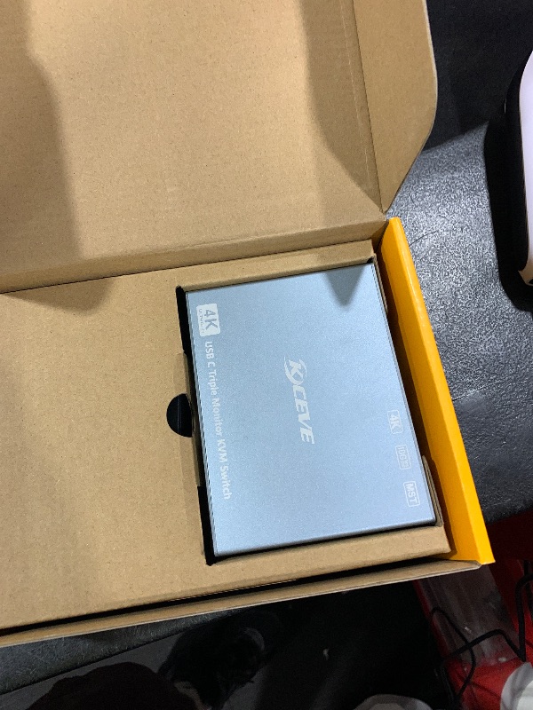 Photo 1 of USB C KVM Switch 3 Monitors 2 Laptops 4K@60Hz, Displaylink USB C Docking Station 3 Monitor KVM for Windows Mac M1 M2 M3 M4, Extended Triple Displays,PD 100W,USB 3.0,USB 3.2,SD/TF,1G Ethernet