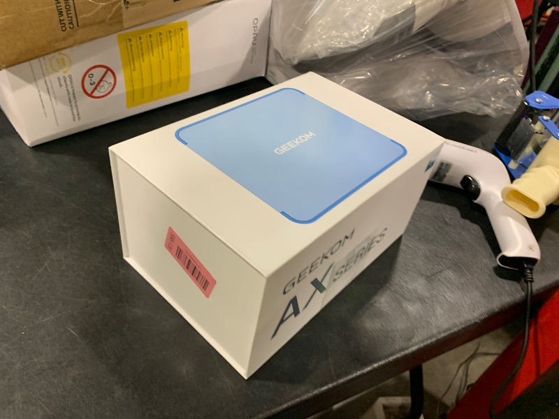 Photo 1 of GEEKOM AX8 Max Mini PC with AMD Ryzen 7 8745HS Dual 2.5GbE Lan Port| 32GB DDR5(Upgradable),1TB NVMe SSD(Expandable)| Radeon 780M,USB4.0(40Gbps),Quad Display| Windows 11 Pro Gaming,Office,Video Editing