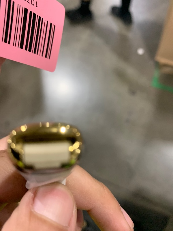 Photo 1 of ****NONFUNCTIONAL FOR PARTS ONLY******
Fitbit Luxe Special Edition Fitness and Wellness Tracker, Gorjana Soft Gold Stainless Steel Parker Link Bracelet, One Size (S & L Peony Classic Bands Included)