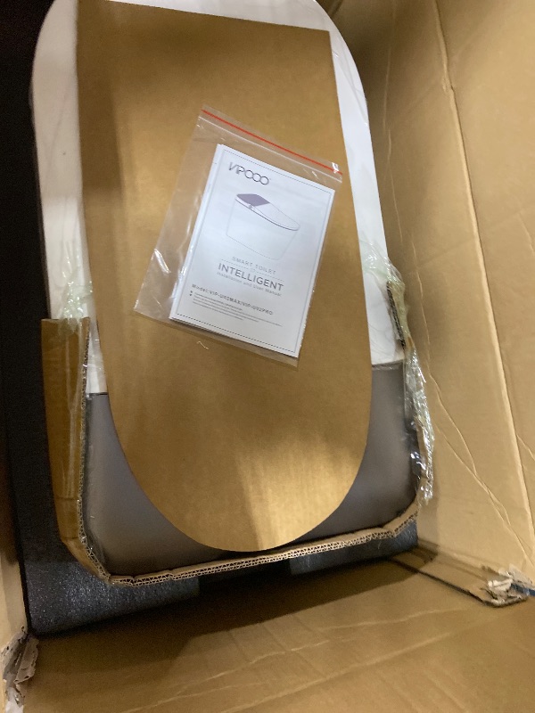 Photo 1 of VIPOOO Smart Toilet with Bidet Built In- U-Widening Heated Seat, Foam Shield, Automatic Modern Intelligent Toilet With User Definition, Foot Sensor Flush, Warm Water Dryer VIP-U02PRO