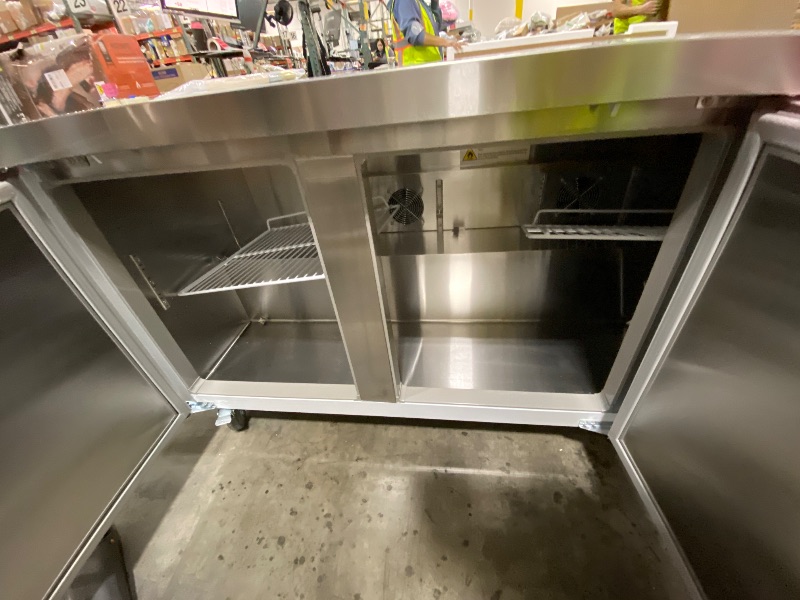 Photo 1 of VEVOR 72" Commercial Refrigerator Sandwich & Salad Prep Table