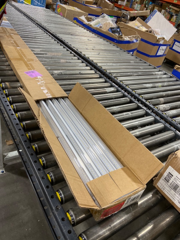 Photo 1 of ONLYLUX 8ft Led Bulbs, T8 8 Foot Led Bulb for T12 Fluorescent Replacement, 72W 9000lm 8' Led Tubes 96" FA8 Single Pin, Three Rows of lamp Beads, 5000K led Tube Light (10Pack)