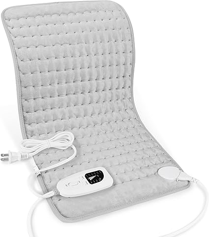 Photo 1 of  Heating Pad,Electric Heating Pads for Back,Neck,Moist Heating Pad for Abdomen Shoulder Knee Legs,Dry/Moist Heat&Auto Shut Off,Mother's Day Birthday for Men and Women,Light