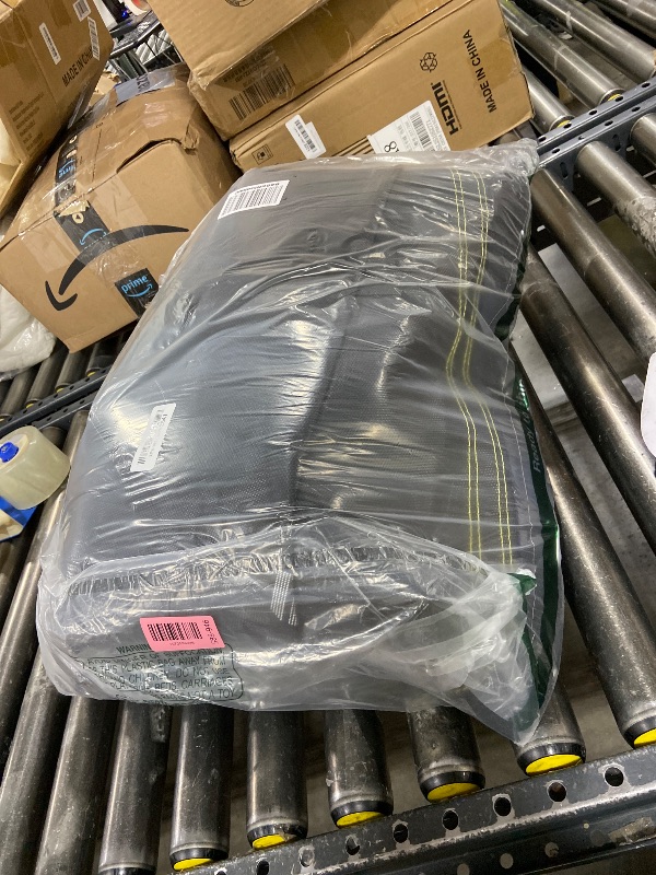 Photo 1 of Bzzter Replacement Trampoline Mat, Fits 15ft Round Frame,with 108 Rings 159.8 Inch Diameter, Fits 6.5"-7.0" Springs,Not 15ft Diameter Mat,10 Rows of Stitches,w/Pull Hook and Gloves