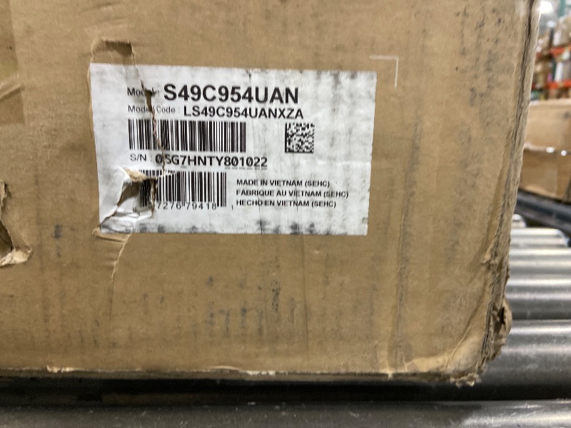 Photo 1 of Samsung 49” Business Curved Ultrawide Dual QHD Computer Monitor, USB-C, DisplayPort, HDMI, 120Hz, VESA DisplayHDR 400, Built-in Speakers, Height Adjustable Stand, Eye Care, LS49C954UANXZA, 2024