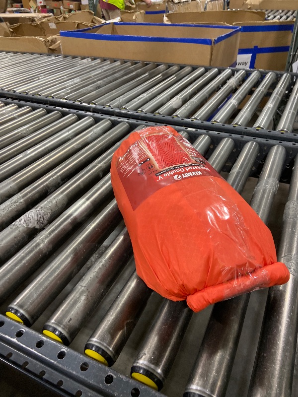 Photo 1 of KLYMIT Insulated Double V Inflatable Sleeping Pad | Thick, Lightweight, Easy to Inflate, Foldable Air Bed for Camping & Backpacking