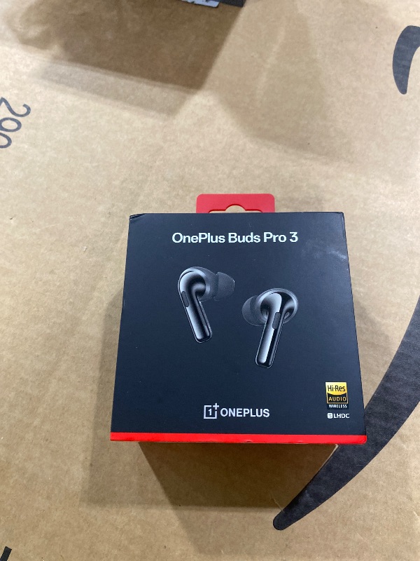 Photo 1 of OnePlus Buds Pro 3, Wireless Bluetooth Earbuds, Noise Canceling Earbuds, Deep Bass, Immersive Sound, Up to 44 Hour Playtime with Charging case, Midnight Opus