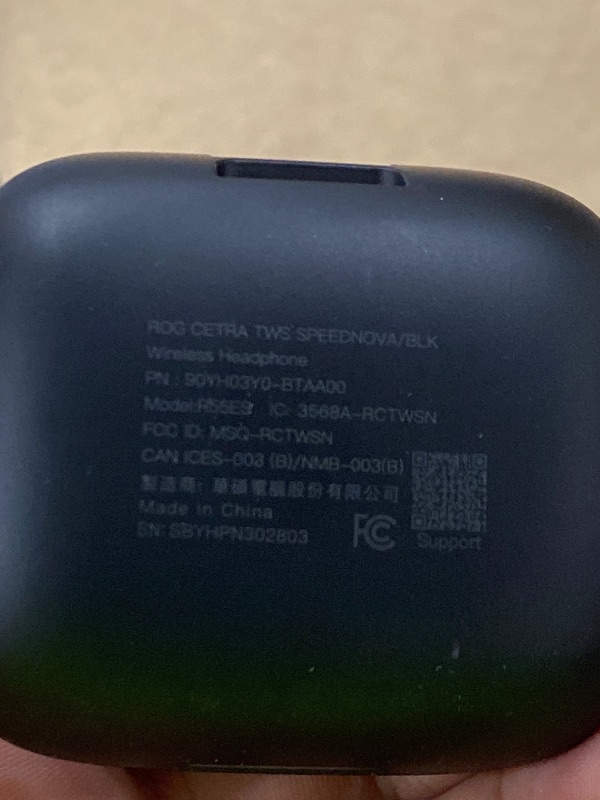 Photo 1 of ASUS ROG Cetra True Wireless SpeedNova Gaming Earbuds – Dual-Mode (BT, 2.4GHz), Dirac Opteo, Bone-Conduction AI Mic, Adaptive ANC, 46Hr Battery, for PC, PS5, PS4, Switch, Mobile, ROG Ally/X - Black