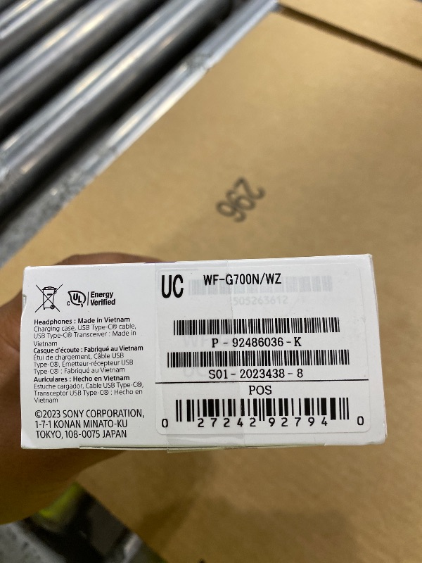 Photo 1 of Sony Inzone s Wireless Gaming Earbuds, Perfect for PlayStation® 5, for PC/PS5/Switch/Mobile, 48Hr Battery with Case, Noise Canceling, 360 Spatial Sound, 2.4GHz USB-C Dongle, WF-G700N White
