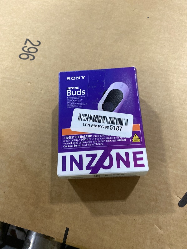 Photo 1 of Sony Inzone s Wireless Gaming Earbuds, Perfect for PlayStation® 5, for PC/PS5/Switch/Mobile, 48Hr Battery with Case, Noise Canceling, 360 Spatial Sound, 2.4GHz USB-C Dongle, WF-G700N White