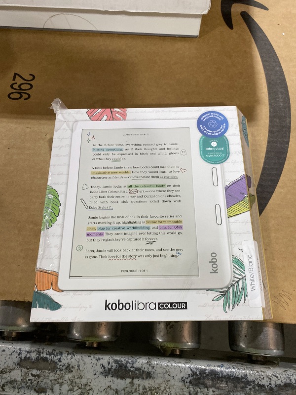 Photo 1 of Kobo Libra Colour | eReader | 7" Glare-Free Colour E Ink Kaleido 3 Display | Dark Mode Option | Audiobooks | Waterproof