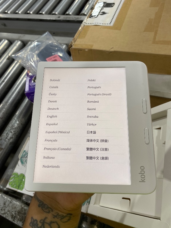 Photo 1 of Kobo Libra Colour | eReader | 7" Glare-Free Colour E Ink Kaleido 3 Display | Dark Mode Option | Audiobooks | Waterproof