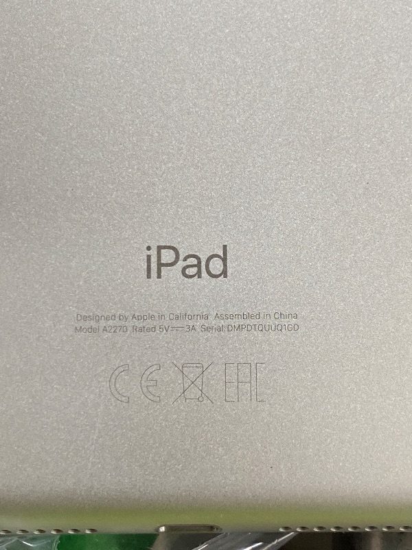 Photo 1 of Apple iPad (10.2-inch, Wi-Fi, 32GB) - Silver (Latest Model, 8th Generation) (Renewed)