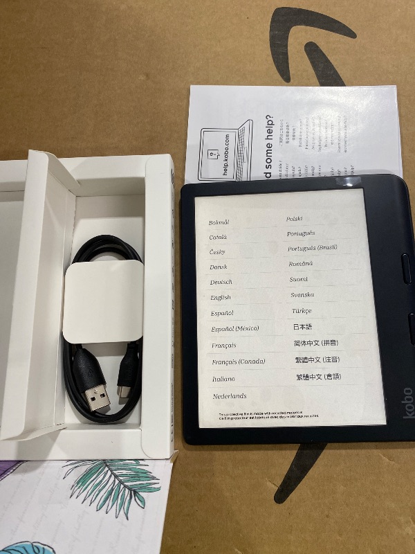 Photo 1 of Kobo Libra Colour | eReader | 7" Glare-Free Colour E Ink Kaleido 3 Display | Dark Mode Option | Audiobooks | Waterproof