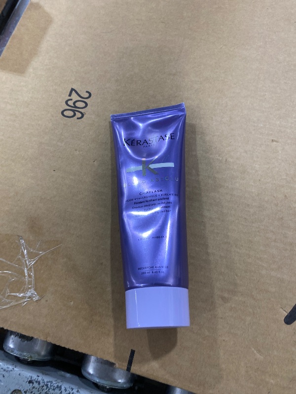 View 2 of Kerastase Blond Absolu Cicaflash Hydrating Conditioner - Hair Repair For Bleached & Damaged Hair, Strengthens & Nourishes, With Hyaluronic Acid, Protects Against Breakage