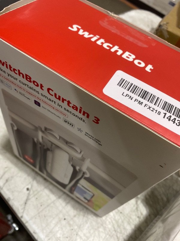 Photo 1 of SwitchBot 2025 Automatic Curtain Opener 3 Rod-Bluetooth Remote Control, WiFi&Smartphone Control, Upgraded High-Performance, Add Hub to Work with Alexa, Google Home, HomeKit