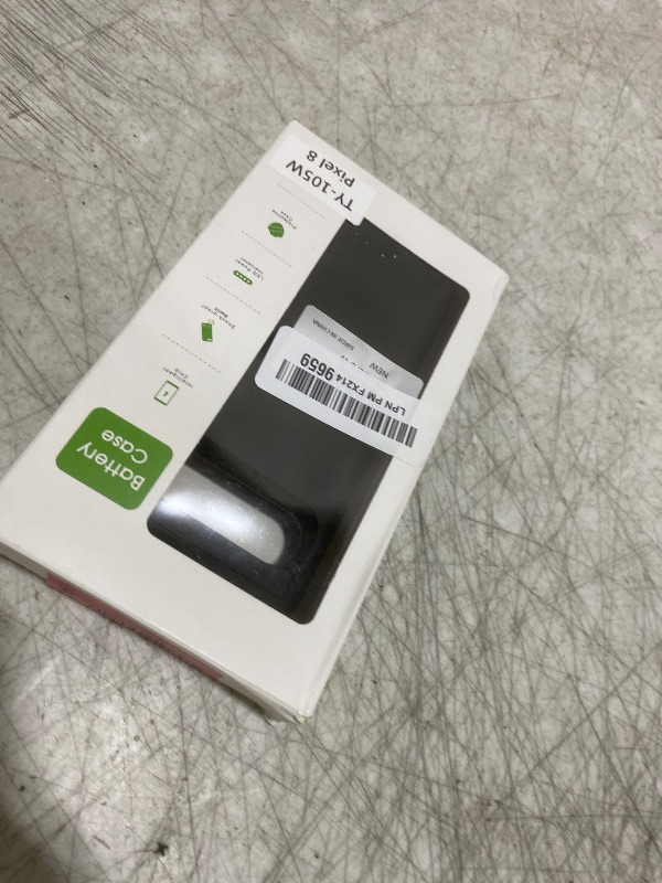 Photo 1 of 10000mAh Wireless Charging Case for Google Pixel 8, High Capacity Portable Rechargeable Battery Case Qi Wireless Charging Pixel 8 Extended Battery Charger Cover for Google Pixel 8A Black