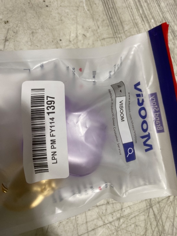 Photo 1 of (with Safety Lock) Clear Case Compatible with Cute Apple Airpods 4 Cases 2024 Women, VISOOM Soft TPU Transparency Air pods 4 Gen Case iPods 4 Earbuds Case Girl Bling Keychain for Airpod iPod 4th Gen