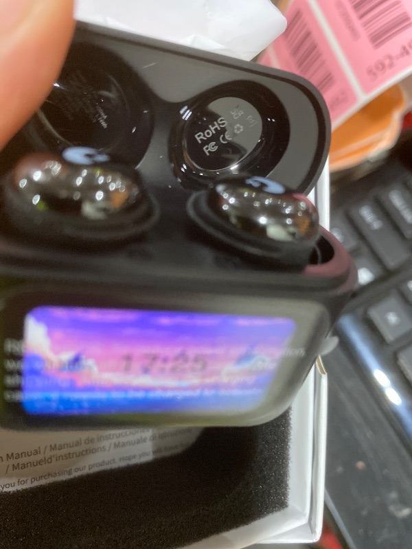 Photo 1 of VEKJ Sleep Earbuds Bluetooth 5.4 in Ear Smart Touch Screen Ear Buds, 48H Playtime Mini Sleep Headphones Small Design for Side Sleepers, 5 EQ Modes, Crystal-Clear Calls, IPX7 Waterproof Earphones