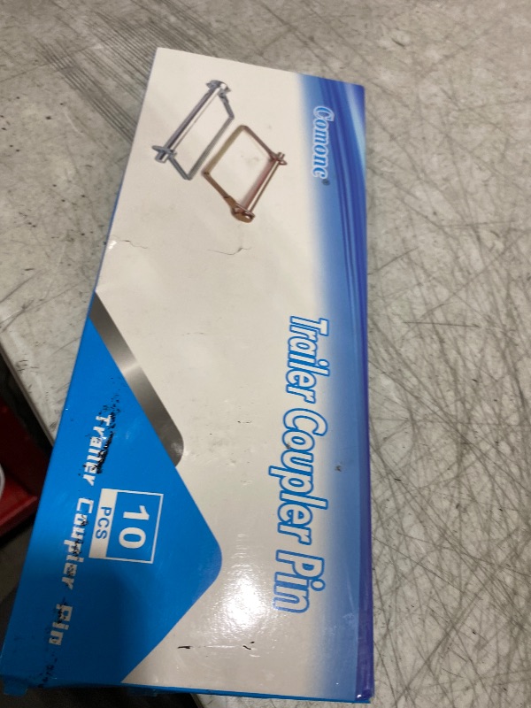 Photo 1 of 10 PCS Square Pto Pin Shaft Locking Pin 1/4 pin Hitch pin Wire Lock Pin Safety Coupler Pin 1/4" x 2-3/4"for PTO,Farm,Lawn,Hitches,and Garden (10 PCS Trailer Pins)