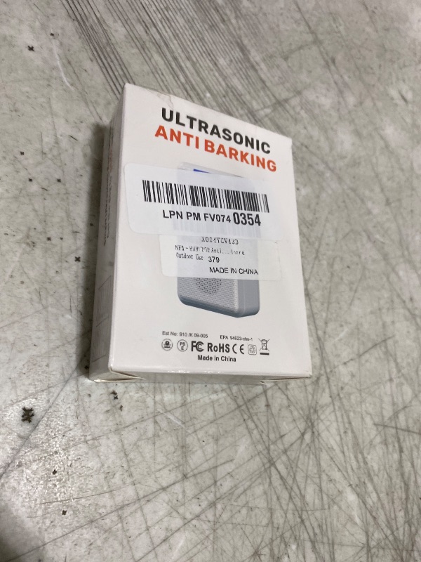 Photo 1 of HUHUWOW Type-C Rechargeable Anti Barking Device for Dogs, Adjustable Frequency & 30 FT Range Dog Barking Silencer
