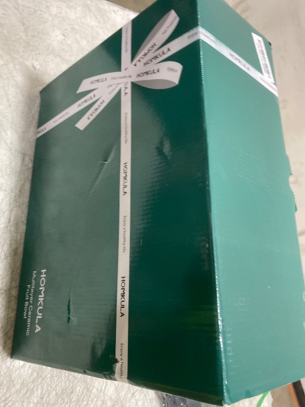 Photo 1 of HOMKULA Ceramic Fruit Bowl for Kitchen Counter - 3 Tier Fruit Basket with Metal Stand, Tiered Fruit Stand for Countertop, Snack, Nuts, Cake, Dessert, Cute (Gold, Large)