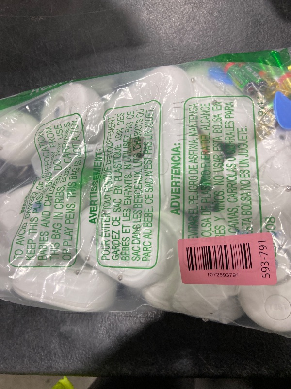 Photo 1 of WiFi Water Leak Detector for Home with App Notification, 1 Gateway+10 Sensor, 120dB Flood/Drip Alarm for Basement/Kitchen/Bathroom/Toilet/Laundry Room, Under Sink/Drain/Pipe Leakage, W13+WD61x10-White