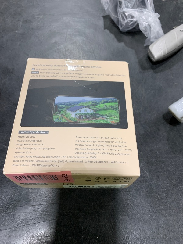 Photo 1 of Aqara 4MP Camera Hub G5 Pro PoE, True Color Night Vision Security Camera Outdoor, HomeKit Secure Video, Thread Border Router, Local Detection, Thread/Zigbee, Supports Alexa, Google, Smartthings, Gray