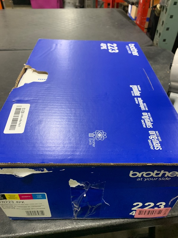 Photo 1 of Brother Genuine Standard-Yield Toner Cartridge Four Pack TN223 4PK - Includes one Cartridge Each of Black, Cyan, Magenta & Yellow Toner, Standard Yield, Model: TN2234PK