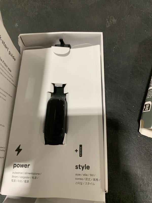 Photo 1 of Fitbit Inspire 3 Health &-Fitness-Tracker with Stress Management, Workout Intensity, Sleep Tracking, 24/7 Heart Rate and more, Midnight Zen/Black One Size (S & L Bands Included)