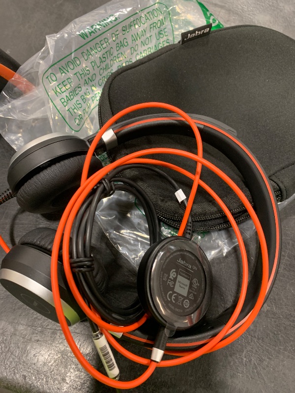 Photo 1 of Jabra Evolve 65 MS Wireless Headset, Stereo – Includes Link 370 USB Adapter – Bluetooth Headset with Industry-Leading Wireless Performance, Advanced Noise-Cancelling Microphone, All Day Battery
