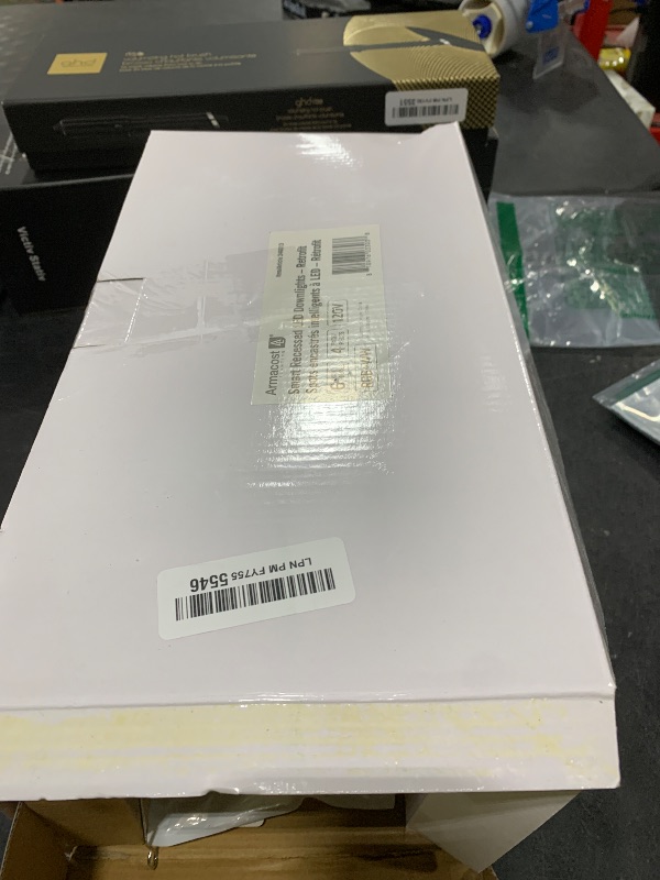 Photo 1 of Armacost Lighting Retrofit Trim Smart Recessed RGB+WW LED Downlights for Remodel – 4 Pack