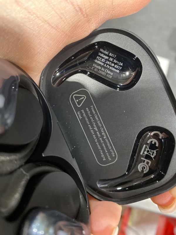 Photo 1 of HAOYUYAN Wireless Earbuds, Sports Bluetooth Headphones, 80Hrs Playtime Ear Buds with LED Power Display, Noise Canceling Headset, IPX7 Waterproof Earphones (CA-Black)