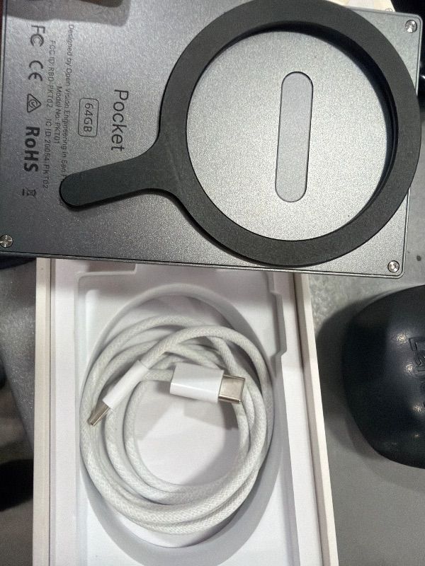 Photo 1 of (untested) Pocket AI Voice Recorder & Smart Assistant – Auto Transcription, Summaries & Action Items – AI Note Taker for Meetings, Calls & Productivity - Space Grey