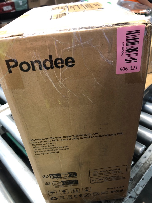 Photo 1 of (2026 Upgraded) Pondee X1 Robotic Pool Vacuum, Cordless Pool Cleaner with 120-Min Runtime, Auto-Parking, 2.5h Fast Charging, for Above-Ground & Flat-Bottom Inground Pools up to 850 sq.ft