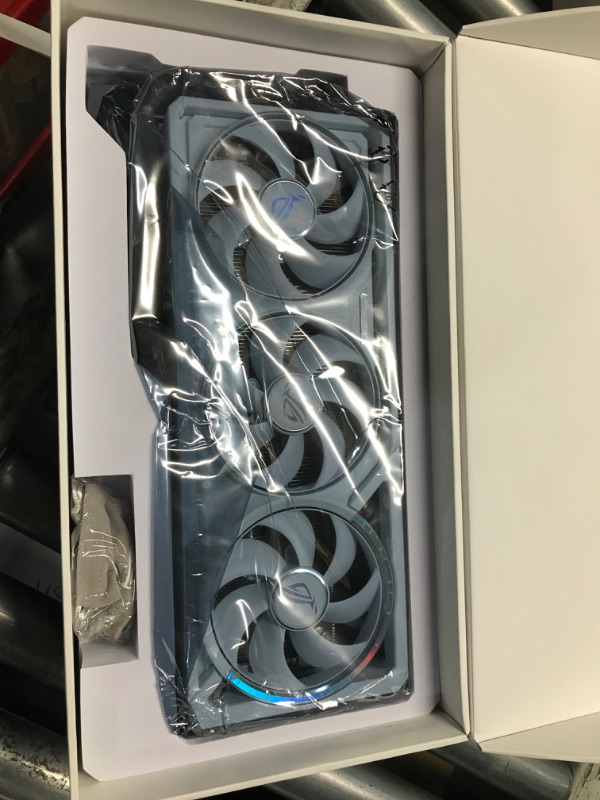 Photo 1 of ***MISSING PARTS***
ASUS ROG Astral NVIDIA GeForce RTX 5090 32GB GDDR7 White OC Edition Gaming Graphics Card (PCIe 5.0, HDMI/DP 2.1, 3.8-Slot, 4-Fan Design, Axial Fans, Patented Vapor Chamber), 3 Year Warranty