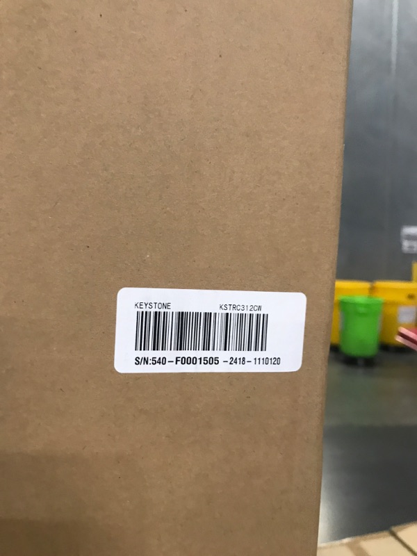 Photo 1 of ****FACTORY SEALED****Keystone New Standard 3.1 Cu. ft. 18.5 in W Compact Standard Door Refrigerator/Freezer, White, KSTRC312CW