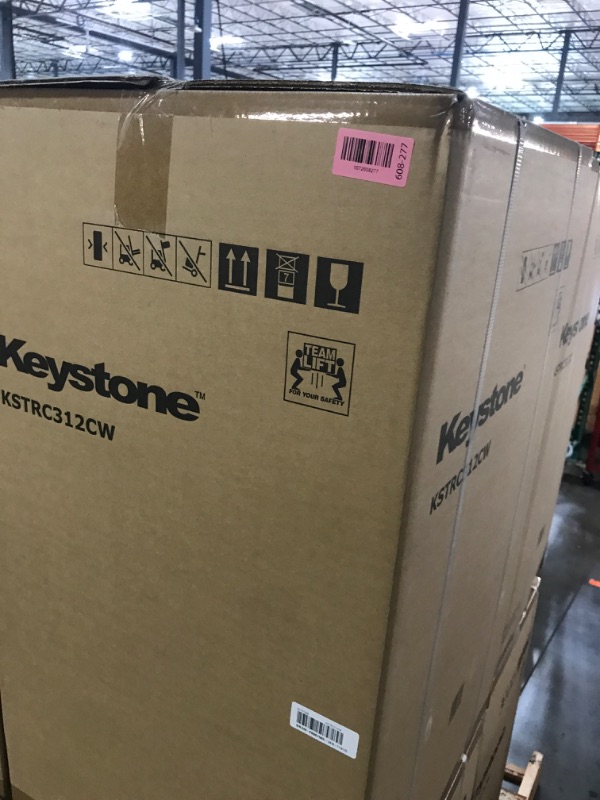 Photo 1 of ***FACTORY SEALED*** Keystone New Standard 3.1 Cu. ft. 18.5 in W Compact Standard Door Refrigerator/Freezer, White, KSTRC312CW