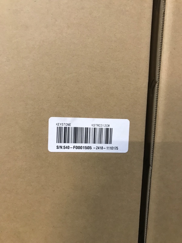 Photo 1 of ***FACTORY SEALED*** Keystone New Standard 3.1 Cu. ft. 18.5 in W Compact Standard Door Refrigerator/Freezer, White, KSTRC312CW