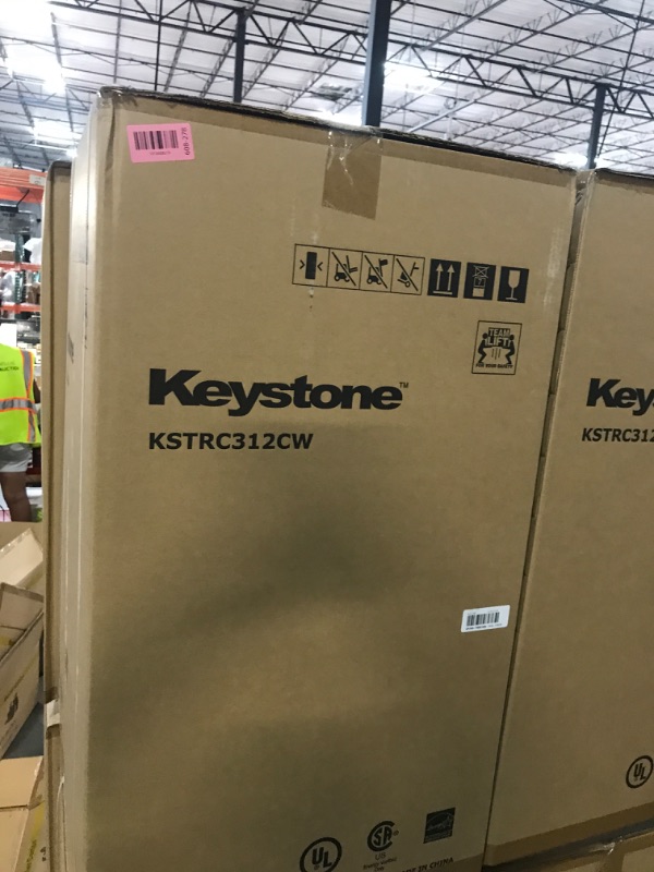 Photo 1 of ***FACTORY SEALED*** Keystone New Standard 3.1 Cu. ft. 18.5 in W Compact Standard Door Refrigerator/Freezer, White, KSTRC312CW