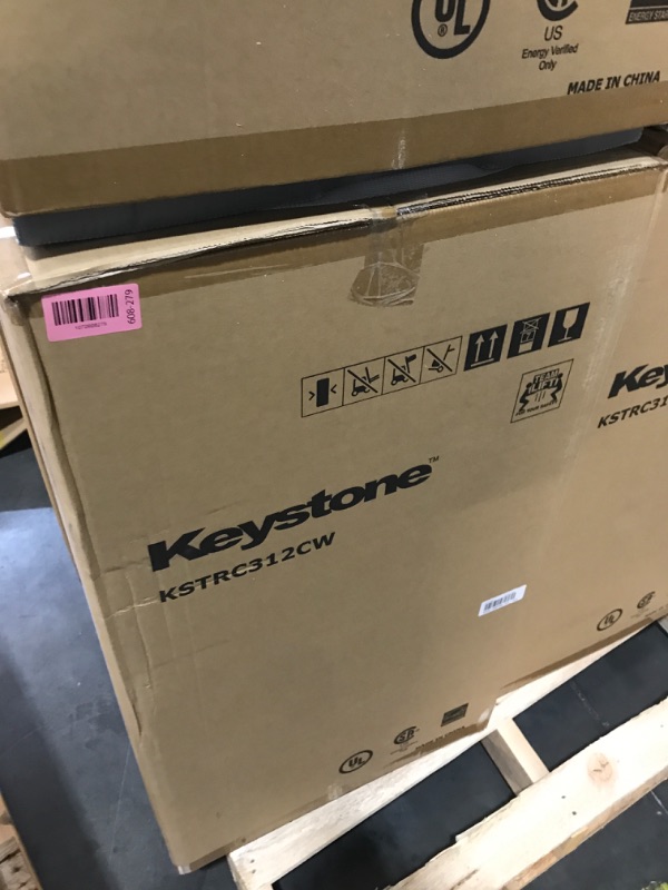 Photo 1 of ***FACTORY SEALED*** Keystone New Standard 3.1 Cu. ft. 18.5 in W Compact Standard Door Refrigerator/Freezer, White, KSTRC312CW