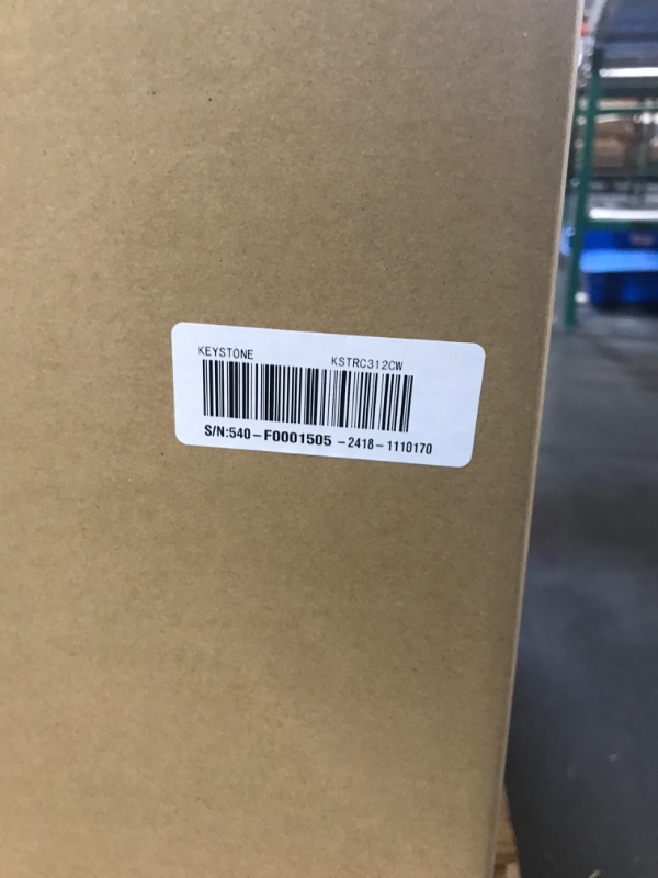 Photo 1 of ***FACTORY SEALED*** Keystone New Standard 3.1 Cu. ft. 18.5 in W Compact Standard Door Refrigerator/Freezer, White, KSTRC312CW