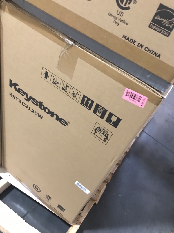 Photo 1 of ***FACTORY SEALED*** Keystone New Standard 3.1 Cu. ft. 18.5 in W Compact Standard Door Refrigerator/Freezer, White, KSTRC312CW