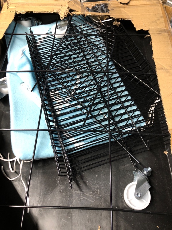 Photo 1 of ***STOCK PHOTO FOR REFERENCE ONLY***VISCOO Cat Cage, 3-Tier DIY Cat Enclosures Catio, Cat Playpen Indoor & Outdoor with Hammock, Detachable Metal Wire Kennel Cats Crate, 2x3x3 Exercise Place for 1-3 Cats/Kitten