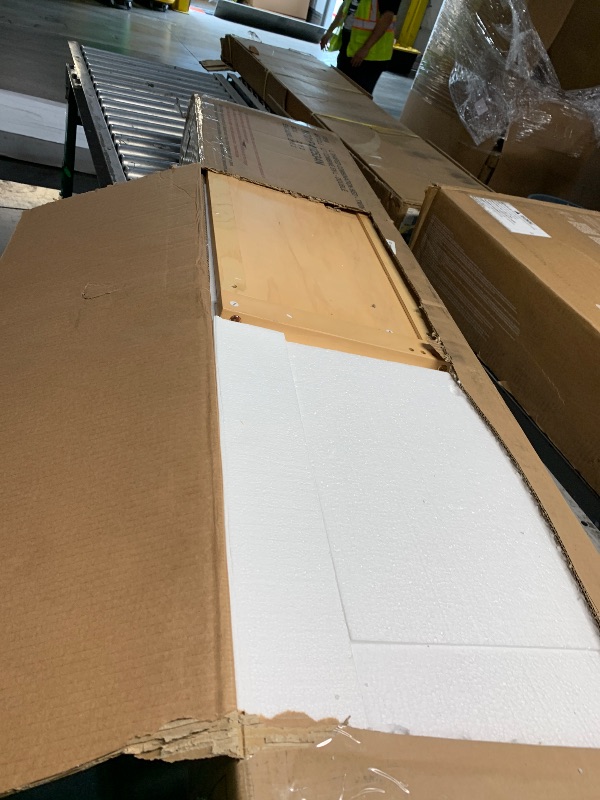 Photo 1 of ***BOX 2/2 PARTIAL SET, F0R PARTS ONLY***Merax L-Shaped Combination Twin Corner Platform Bed Frame with Trundle,Drawer,Built-in Desk and Led Downlight,3-in-1 Design for Bedroom